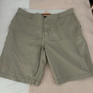 Dockers Men's Beige Flat Front Shorts